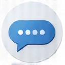 Icona di un servizio di live chat o supporto